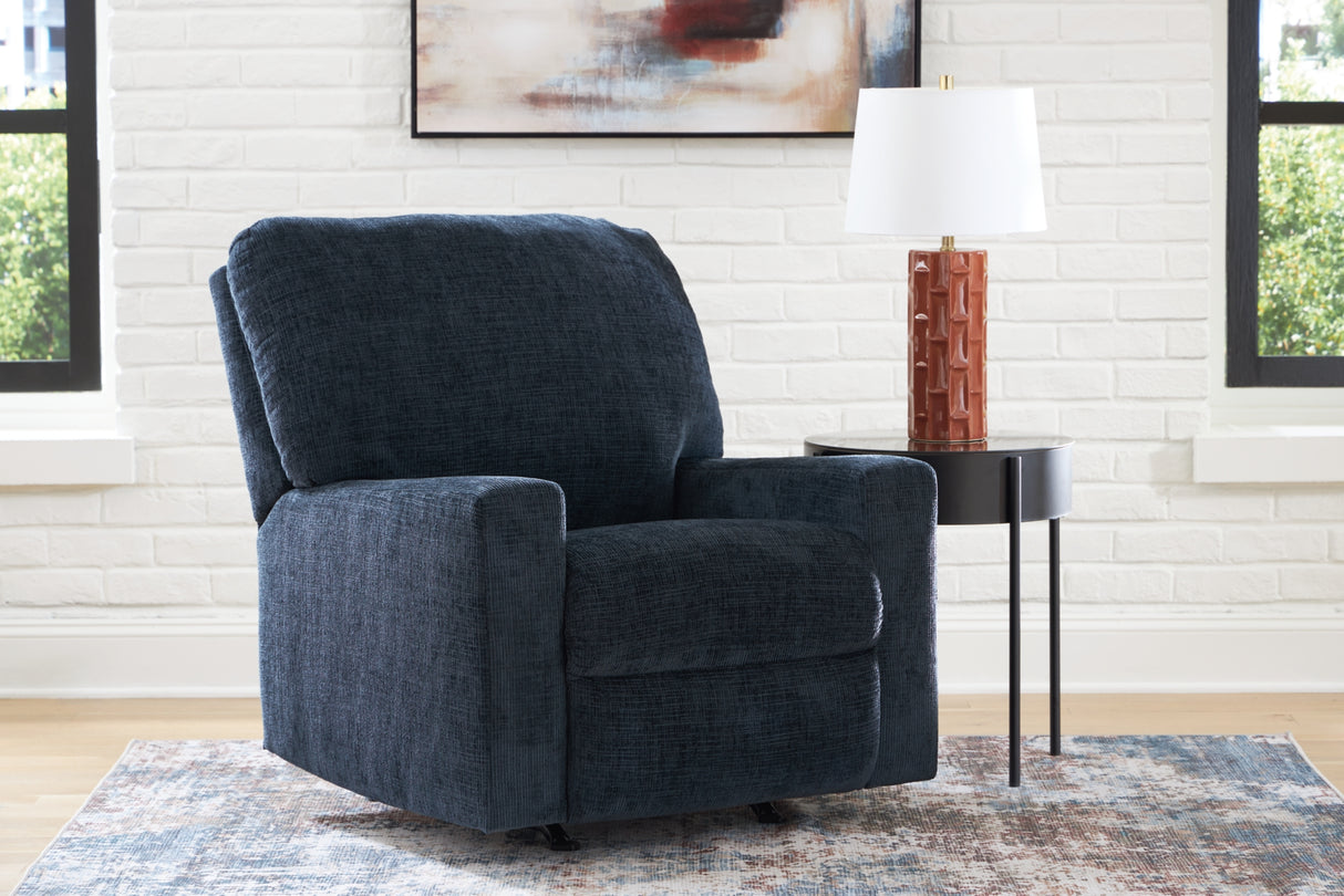 Aviemore Ink Loveseat and 2 Recliners from Ashley - Luna Furniture
