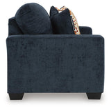Aviemore Ink Loveseat and 2 Recliners from Ashley - Luna Furniture