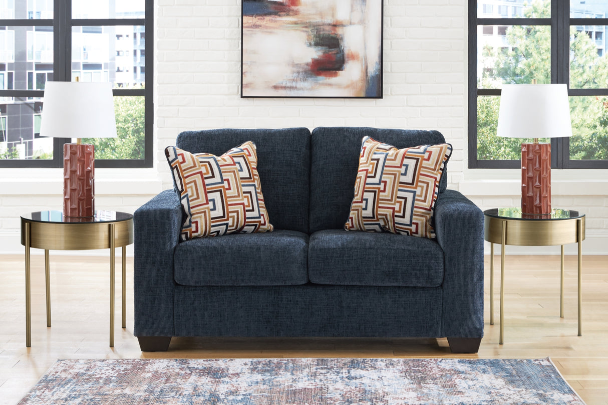 Aviemore Ink Sofa, Loveseat and Recliner from Ashley - Luna Furniture