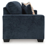 Aviemore Ink 2-Piece Sectional with Chaise and Rocker Recliner from Ashley - Luna Furniture