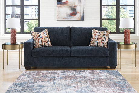 Aviemore Ink 2-Piece Sectional with Chaise and Rocker Recliner from Ashley - Luna Furniture