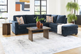 Aviemore Ink 2-Piece RAF Chaise Sectional from Ashley - Luna Furniture