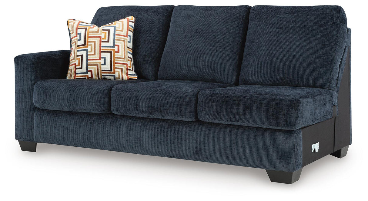 Aviemore Ink 2-Piece Sectional with Chaise and Rocker Recliner from Ashley - Luna Furniture
