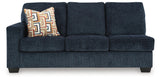 Aviemore Ink 2-Piece Sectional with Chaise and Rocker Recliner from Ashley - Luna Furniture