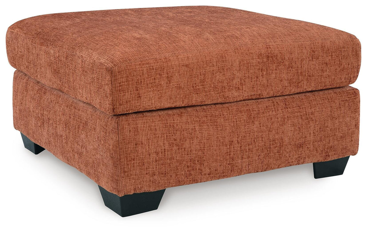 Aviemore Spice LAF Sectional with Ottoman and Recliner from Ashley - Luna Furniture