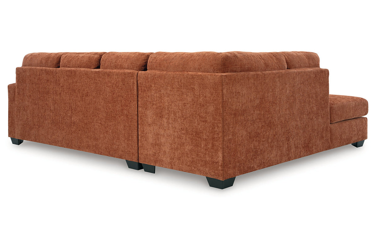 Aviemore Spice 2-Piece Sectional with Chaise from Ashley - Luna Furniture