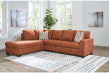Aviemore Spice 2-Piece Sectional with Chaise from Ashley - Luna Furniture