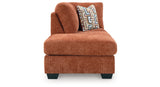 Aviemore Spice Left-Arm Facing Corner Chaise from Ashley - Luna Furniture