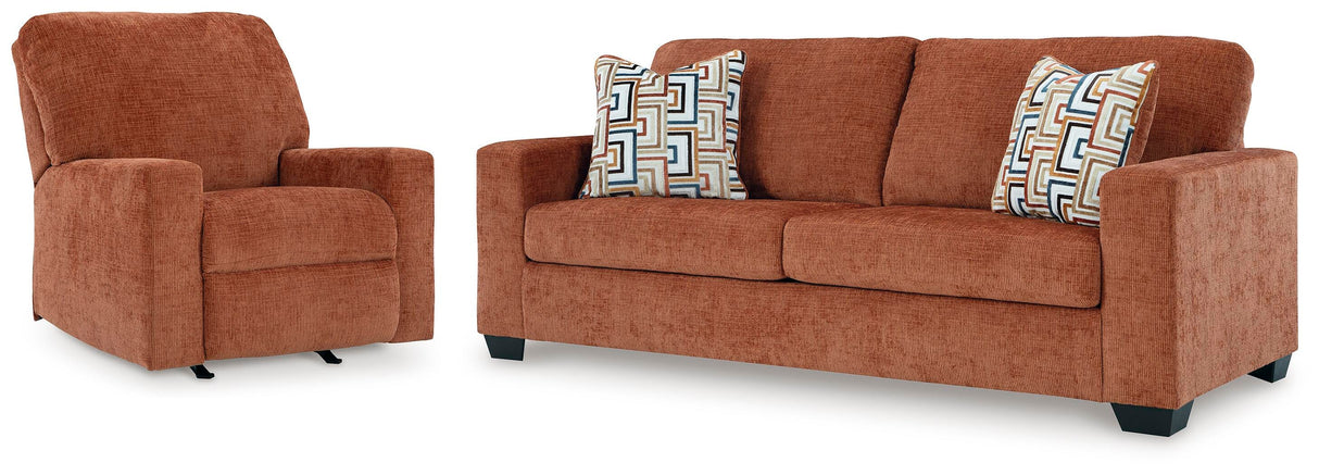 Aviemore Spice Reclining Sofa and Recliner from Ashley Furniture - Luna Furniture