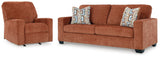 Aviemore Spice Reclining Sofa and Recliner from Ashley Furniture - Luna Furniture