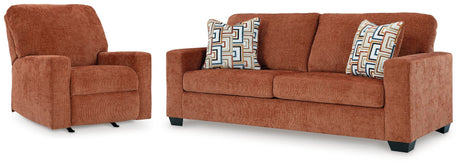 Aviemore Spice Reclining Sofa and Recliner from Ashley Furniture - Luna Furniture