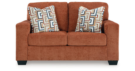 Aviemore Spice Loveseat from Ashley - Luna Furniture