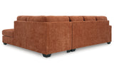 Aviemore Spice 2-Piece Sectional with Chaise from Ashley - Luna Furniture