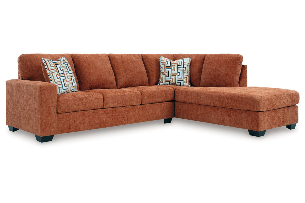 Aviemore Spice 2-Piece Sectional with Chaise from Ashley - Luna Furniture