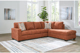 Aviemore Spice 2-Piece Sectional with Chaise from Ashley - Luna Furniture