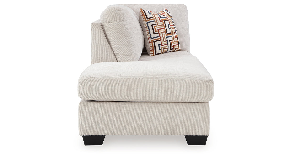 Aviemore Stone Left-Arm Facing Corner Chaise from Ashley Furniture - Luna Furniture