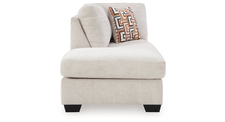 Aviemore Stone Left-Arm Facing Corner Chaise from Ashley - Luna Furniture