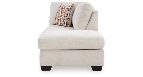Aviemore Stone Right-Arm Facing Corner Chaise from Ashley - Luna Furniture