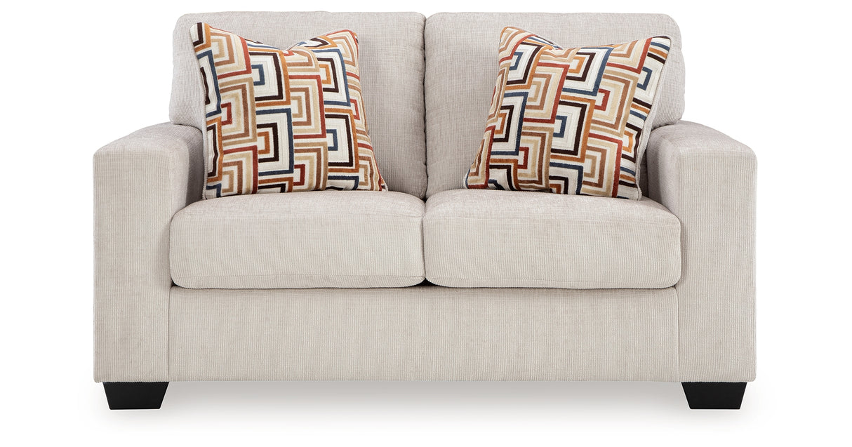 Aviemore Stone Loveseat from Ashley Furniture - Luna Furniture