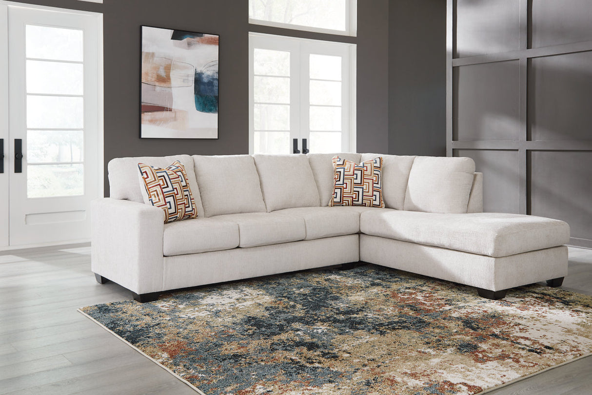 Aviemore Stone 2-Piece Sectional with Chaise from Ashley - Luna Furniture