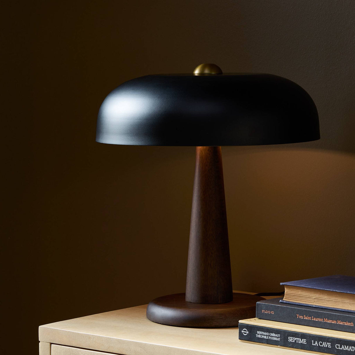 Tennon Table Lamp in Russet Mango from Four Hands - Luna Furniture