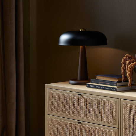 Tennon Table Lamp in Russet Mango from Four Hands - Luna Furniture