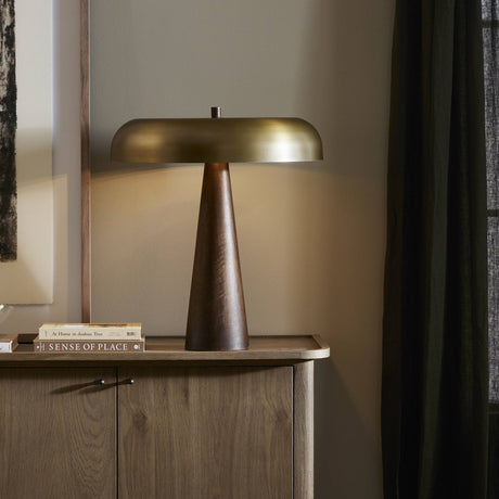 Griffin Table Lamp in Russet Mango from Four Hands - Luna Furniture