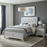 Matisse Brown Queen Panel Upholstered Bed from Homelegance - Luna Furniture