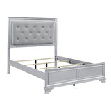 Anatole Metallic Silver Eastern King Bed from Homelegance - Luna Furniture