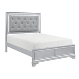 Anatole Metallic Silver Queen Bed from Homelegance - Luna Furniture