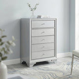 Anatole Metallic Silver Chest from Homelegance - Luna Furniture
