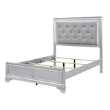 Anatole Metallic Silver Led Panel Queen Bed from Homelegance - Luna Furniture