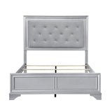 Anatole Metallic Silver 4pc Set (QB+NS+DR+MR) from Homelegance - Luna Furniture