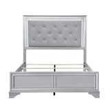 Anatole Metallic Silver 5pc Set (QB+NS+DR+MR+CH) from Homelegance - Luna Furniture