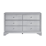 Anatole Metallic Silver 5pc Set (QB+NS+DR+MR+CH) from Homelegance - Luna Furniture