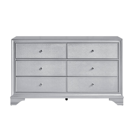 Anatole Metallic Silver Dresser from Homelegance - Luna Furniture