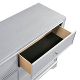 Anatole Metallic Silver Led Panel Bedroom Set from Homelegance - Luna Furniture