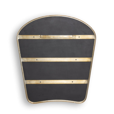 Merona Mantel Mirror in Polished Brass from Four Hands - Luna Furniture