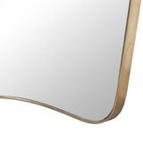 Merona Mantel Mirror in Polished Brass from Four Hands - Luna Furniture