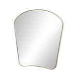 Merona Mantel Mirror in Polished Brass from Four Hands - Luna Furniture