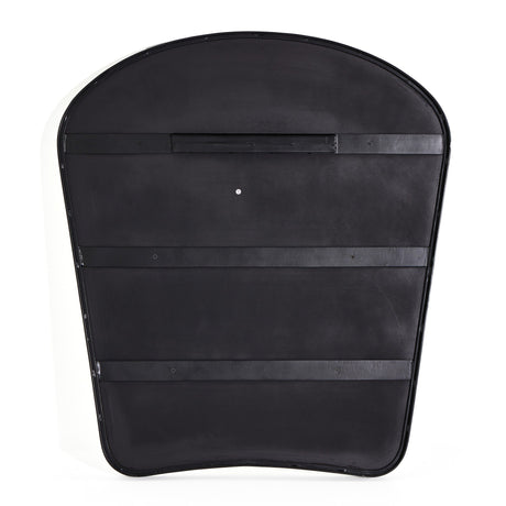 Merona Mantel Mirror in Iron Matte Black from Four Hands - Luna Furniture