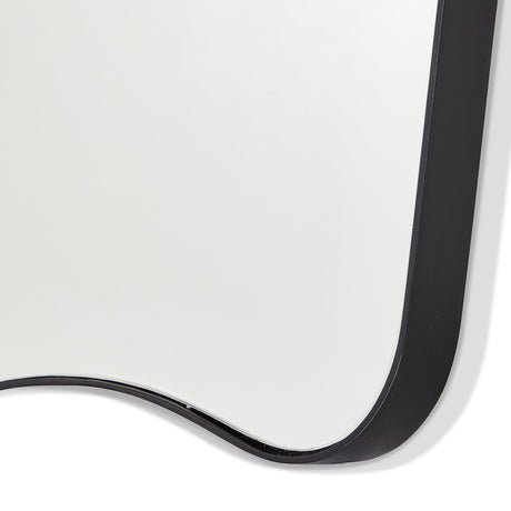 Merona Wall Mirror in Iron Matte Black from Four Hands - Luna Furniture