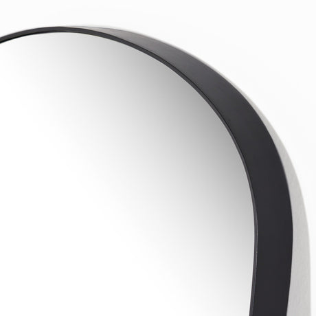 Merona Wall Mirror in Iron Matte Black from Four Hands - Luna Furniture