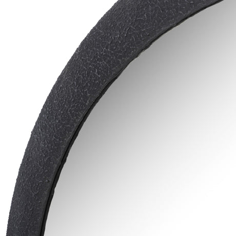 Grazia Wall Mirror in Black Plaster Iron from Four Hands - Luna Furniture