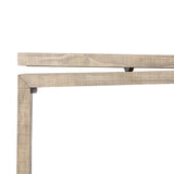Matthes Console Table - 94" in Weathered Wheat from Four Hands - Luna Furniture