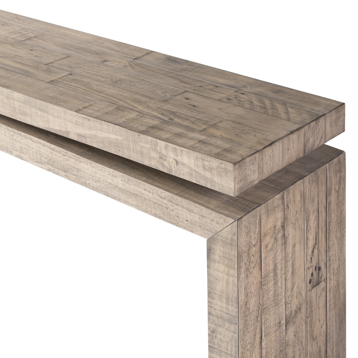 Matthes Console Table - 94" in Weathered Wheat from Four Hands - Luna Furniture