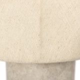 Clover Table Lamp in Taupe Marble from Four Hands - Luna Furniture