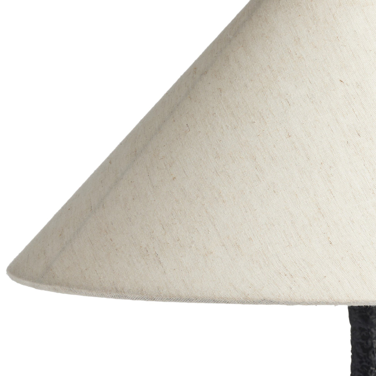 Neville Table Lamp in Matte Black Cast Aluminum from Four Hands - Luna Furniture
