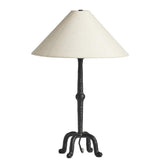 Neville Table Lamp in Matte Black Cast Aluminum from Four Hands - Luna Furniture
