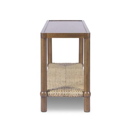 Gabriella Console Table in Brown Mindi Veneer from Four Hands - Luna Furniture